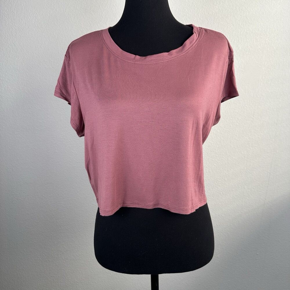 Free People Intimately Bundle Of 2 Casual Crop Tee & Striped Tank Both Womens XL - Picture 3 of 16
